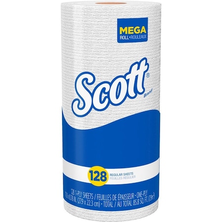 Scott Scott Kitchen Paper Towels, 128 Sheets, White KCC41482